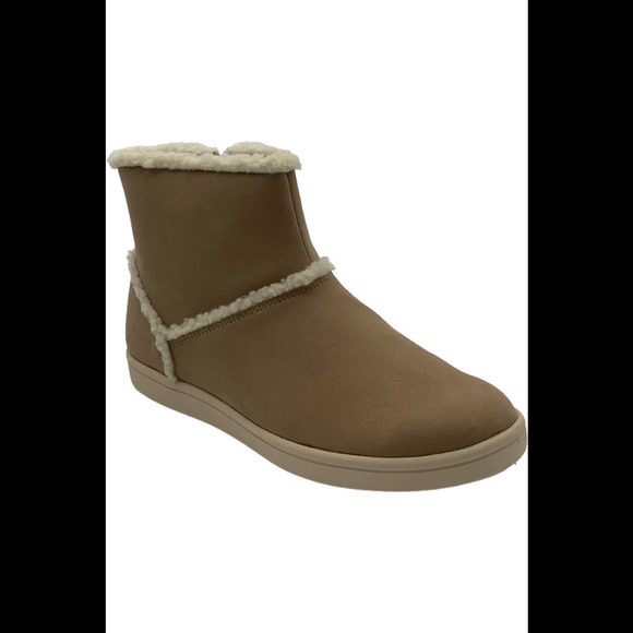 CLOUDSTEPPERS by Clarks Faux Fur Ankle Boots Step Glow Rose Sand - Medium - Picture 4 of 4